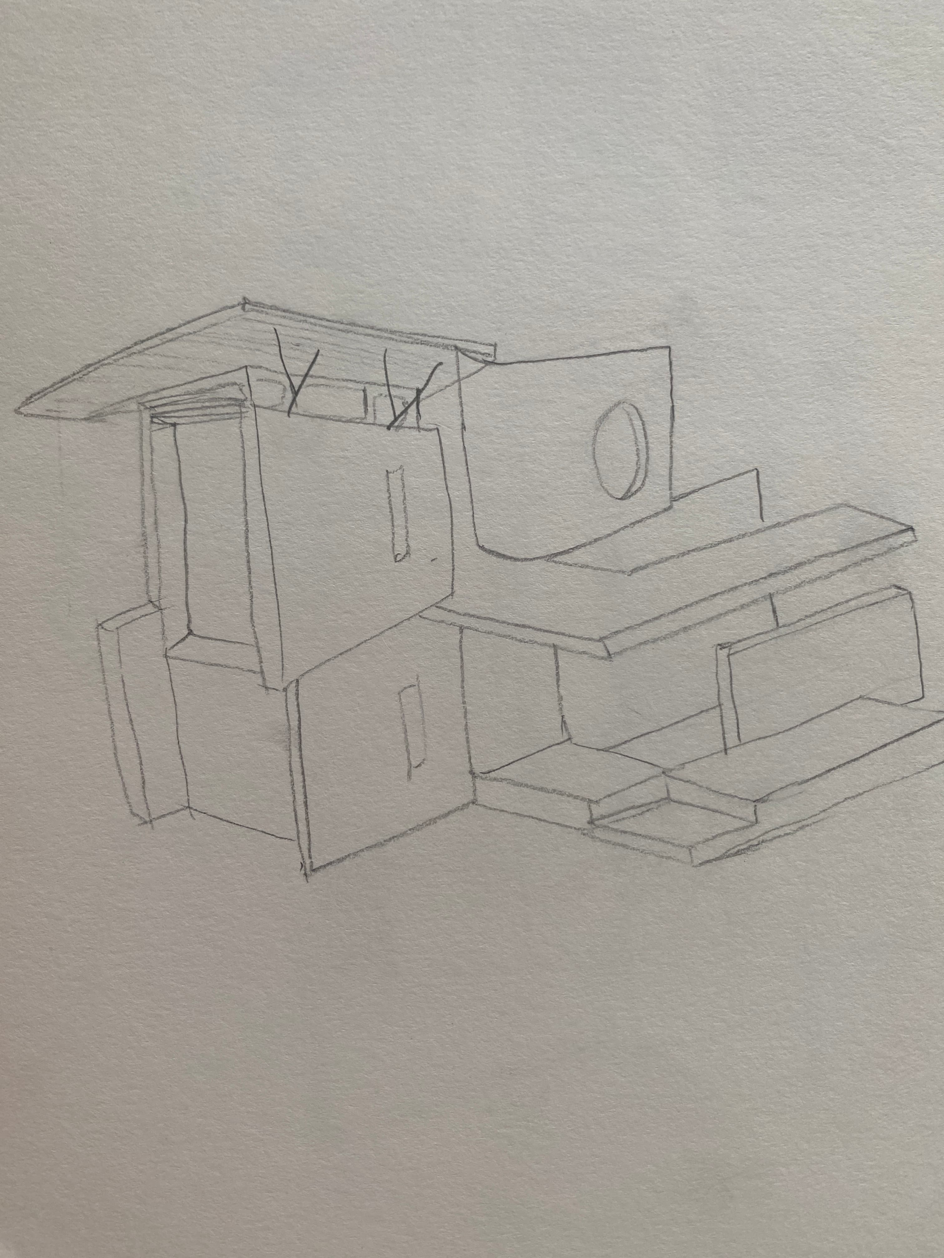 Architectural concept sketch 3