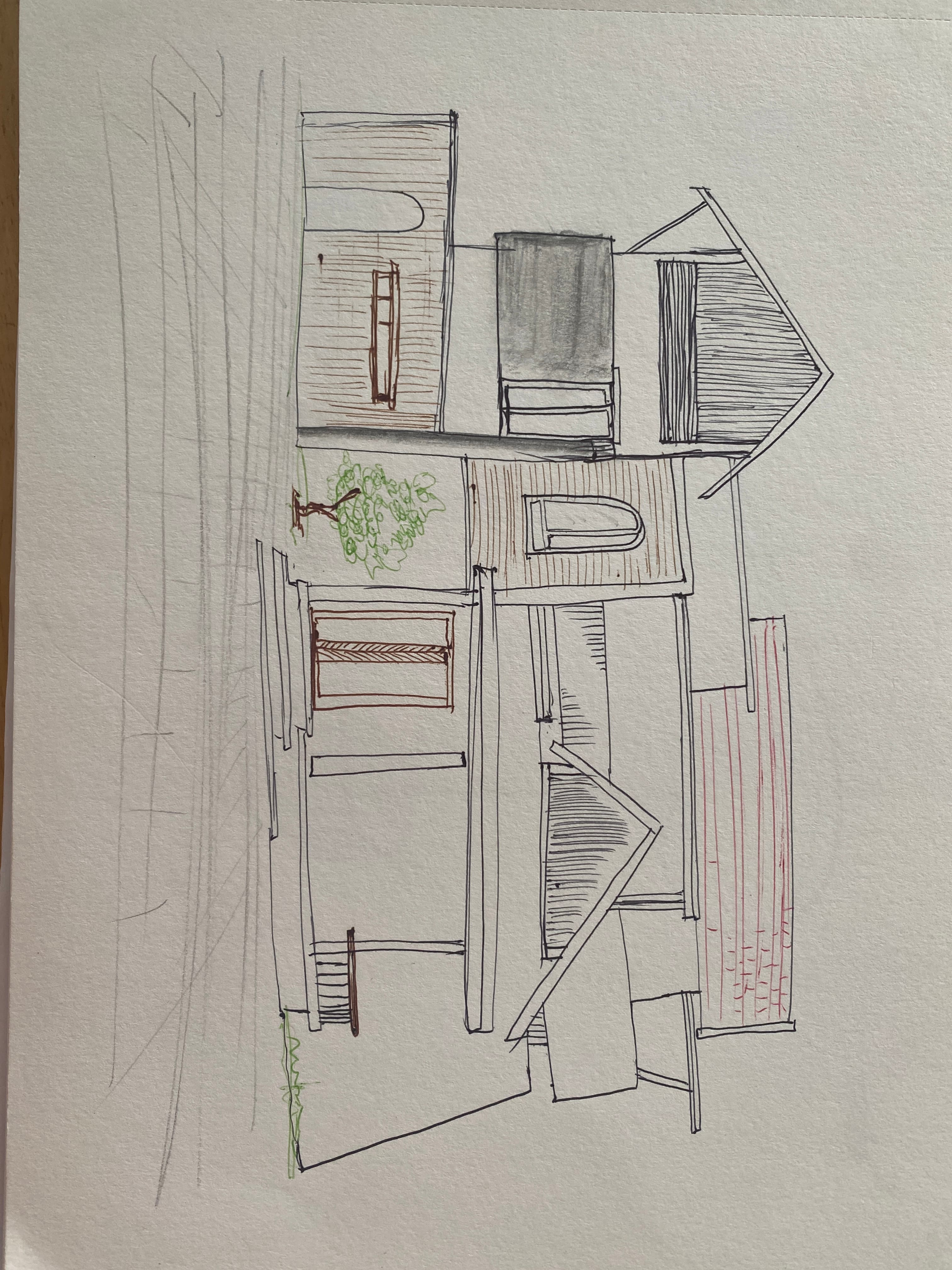 Villa Ratnich concept sketch 1
